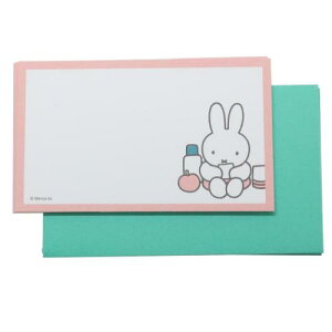 グリーティングカード ミッフィー ミニカードセット pink ディックブルーナ Green Flash メッセージカード ミニカード&ミニ封筒 絵本メール便可 マシュマロポップ