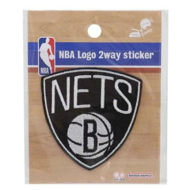 ワッペン NBA ロゴ刺繍ステッカー Brooklyn Nets ブルックリン ネッツ 社コッカ 手芸用品 スポーツ メール便可 マシュマロポップ
