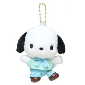 マスコット サンリオキャラクターズ レトロ制服 ミニぬいぐるみボールチェーン ポチャッコ サンリオ ナカジマ かわいい プレゼント マシュマロポップ