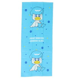ロングタオル ポケットモンスター フェイスタオル シャーリング クワッス ポケモン 林タオル 汗拭きタオル かわいい メール便可 マシュマロポップ