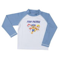水着 パウパトロール ラッシュガード 長袖Tシャツ サックス カイタックファミリー キッズ 子ども ジュニ…