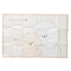 レジャーシート ピクニック用品 YURUWAN カミオジャパン 1-2人用 ビニールシート アウトドア メール便可 マシュマロポップ