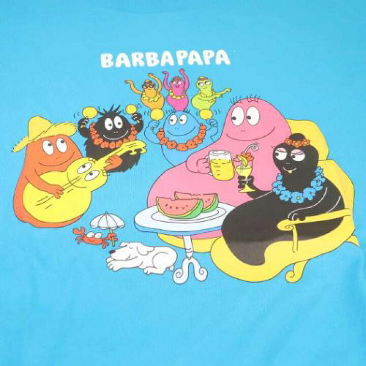 楽天市場】Tシャツ バーバパパ T-SHIRTS みんな Lサイズ BARBAPAPA 