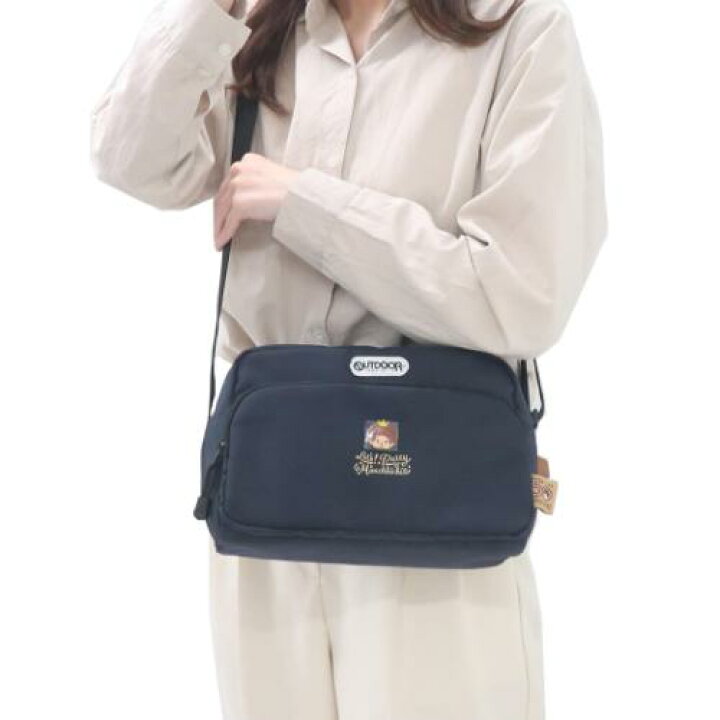 楽天市場】ショルダーバッグ モンチッチ OUTDOOR 斜め掛けかばん 紺 