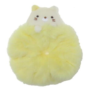 ヘアアクセ すみっコぐらし ひょっこりシュシュ ねこ サンエックス ティーズファクトリー ヘアゴム メール便可 マシュマロポップ