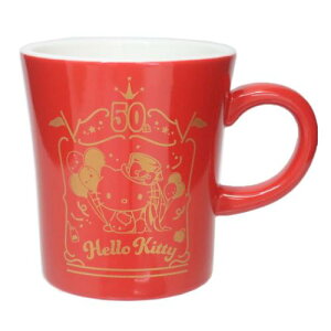 マグカップ ハローキティ 磁器製マグ キティはいつもキミのそばに レッド サンリオ 金正陶器 プレゼント ギフト 食器 マシュマロポップ