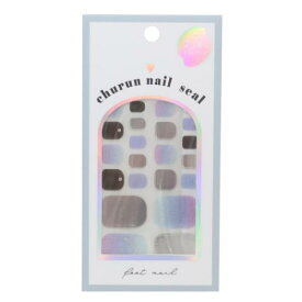 コスメ雑貨 フットネイルシール ブルーグラデーション シルバー カミオジャパン ネイルアート かわいい メール便可 マシュマロポップ