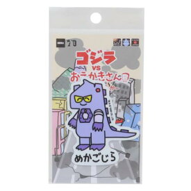 【ポイント10倍 & クーポン！】ダイカットシール ゴジラVSおえかきさん ビニールステッカー めかごじらさん オクタニ 耐水耐光 デコステッカー マシュマロポップ