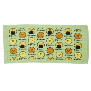 フェイスタオル おえかきさん TOWEL ロングタオル おせんべいさん オクタニ おもしろ雑貨 おもしろタオル メール便可 マシュマロポップ