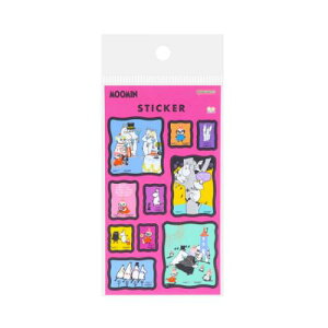 シールシート ムーミン ミニフォトシール MU24SU リトルミイ 北欧 サンスター文具 手帳デコ DECOシール メール便可 マシュマロポップ
