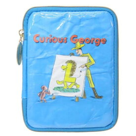 マルチポーチ おさるのジョージ マルチケース アルファベット絵本 丸眞 整理整頓 小物入れ 絵本メール便可 マシュマロポップ
