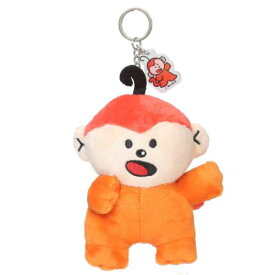 マスコット たべっ子どうぶつ ぬいぐるみKR キーホルダー さる アクリルパーツ ギンビス エスケイジャパン プレゼント マシュマロポップ