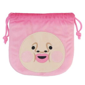 巾着袋 こびとづかん ぬいぐるみ巾着 カクレモモジリ ティーズファクトリー 小物入れ メール便可 マシュマロポップ