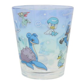 【ポイント10倍 & クーポン！】プラカップ ポケットモンスター ドットタンブラー グラデーション ブルー＆ミント ポケモン ティーズファクトリー プラスチック 食器 かわいい マシュマロポップ