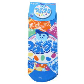 【ポイント10倍 & クーポン！】女性用靴下 つぶグミソーダ ソックス レディース お菓子パッケージ ジェイズプランニング かわいい メール便可 マシュマロポップ