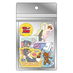 ダイカットシール トムとジェリー ホログラムステッカーセット COLORFUL FRIENDS B ワーナーブラザース インロック デコステッカー シールセット かわいい メール便可 マシュマロポップ
