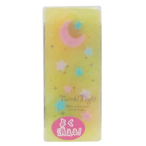 けしごむ クリアスター消しゴム ツジセル 新学期準備文具 かわいい メール便可 マシュマロポップ