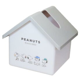 【ポイント10倍 & クーポン！】ティッシュカバー スヌーピー ハウス型ティッシュケース ピーナッツ ティーズファクトリー ボックスティッシュ 可愛い マシュマロポップ