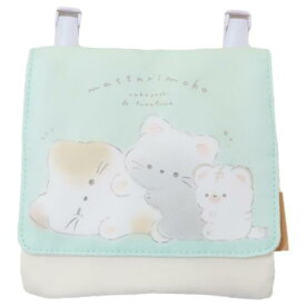 【ポイント10倍 & クーポン！】クリップポケット マルチポッケ まったりもこ にゃんこ ねこ クーリア 移動ポケット キッズ かわいい 子ども メール便可 マシュマロポップ