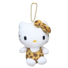 マスコット ハローキティ ボールチェーンマスコット ヒョウ柄シリーズ ブラウン サンリオ ケイカンパニー プレゼント ミニぬいぐるみ マシュマロポップ