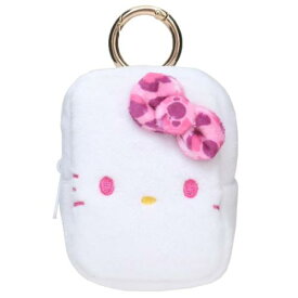 ミニポーチ ハローキティ カラビナ付きミニポーチ ヒョウ柄シリーズ ピンク サンリオ ケイカンパニー 小物入れ マシュマロポップ