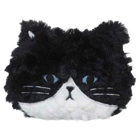 ぬいぐるみカイロ ポケットカイロ ハチワレネコ ブラック ねこ フレンズヒル ウォーマー雑貨 防寒 かわいい メール便可 マシュマロポップ