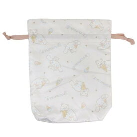 巾着袋 シナモロール きんちゃくポーチ BE サンリオ マリモクラフト 小物入れ かわいい メール便可 マシュマロポップ