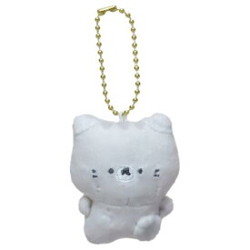 【ポイント10倍 & クーポン！】マスコット てちてっちキーホルダー ぐれーねこ カミオジャパン プレゼント ミニぬいぐるみボールチェーン かわいい マシュマロポップ