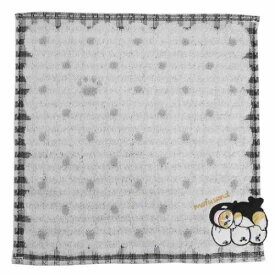 ミニタオル モフサンド ジャガードハンカチタオル ごろんとシャチにゃん mofusand 丸眞 汗拭きタオル メール便可 マシュマロポップ