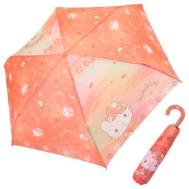 折りたたみ傘 ハローキティ 折り畳み傘 花日和 サンリオ ジェイズプランニング 折畳傘 耐風傘 子供 マシュマロポップ