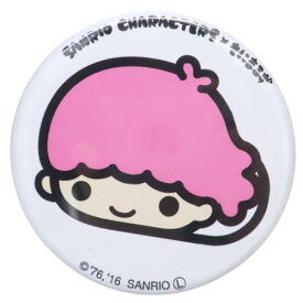 【ポイント10倍 & クーポン！】缶バッジ リトルツインスターズ カンバッジ SANRIO CHARACTERS x もにまるず ララ サンリオ ワタナベ コレクション雑貨 メール便可 マシュマロポップ