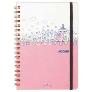 リングノート ムーミン B6 サイズ MOHNレッド Happy in Nature 北欧 日本ホールマーク 新学期準備文具 メール便可 マシュマロポップ