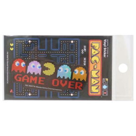 ダイカットシール パックマン ホログラムステッカー GAME OVER ゼネラルステッカー 耐水耐光 デコステッカー ゲームメール便可 マシュマロポップ