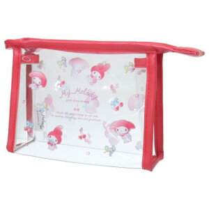 コスメポーチ マイメロディ クリアポーチ マイスウィートメモリーズ サンリオ ティーズファクトリー 化粧ポーチ 小物入れ マシュマロポップ