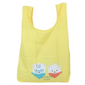 エコバッグ しろくまきょうだい マルシェバッグ 折りたたみ かお YE ワタナベ お買い物かばん ショッピングバッグ ポケッタブル 絵本メール便可 マシュマロポップ