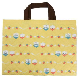 【ポイント10倍 & クーポン！】レッスンバッグ しろくまきょうだい おけいこバッグ 総柄 YE 新入学 ワタナベ 新学期準備雑貨 お稽古かばん キルトレッスンバッグ 絵本メール便可 マシュマロポップ
