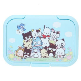 貼ってはがせるウェットシートのフタ タマ＆フレンズxサンリオキャラクターズ 抗菌Bitatto ビタット 集合A サンリオ マリモクラフト 便利雑貨 ふた 蓋 メール便可 マシュマロポップ