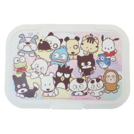 貼ってはがせるウェットシートのフタ タマ＆フレンズxサンリオキャラクターズ 抗菌Bitatto ビタット 集合B サンリオ マリモクラフト 便利雑貨 ふた 蓋 メール便可 マシュマロポップ