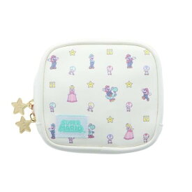 コスメポーチ スーパーマリオブラザーズ スクエアポーチ 味方 サンスター文具 小物入れ マシュマロポップ