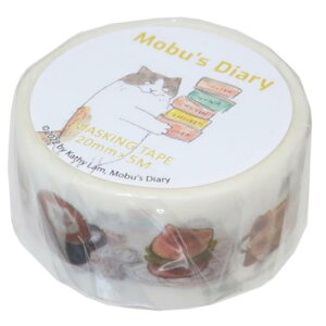 }XLOe[v Mobu's Diary 20mm}Xe Cafe Green Flash fR[V DECOe[v 킢 [։ }V}|bv