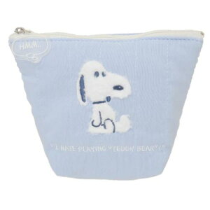 コスメポーチ スヌーピー 舟形ポーチ ぬいぐるみ BL ピーナッツ マリモクラフト 小物入れ マシュマロポップ