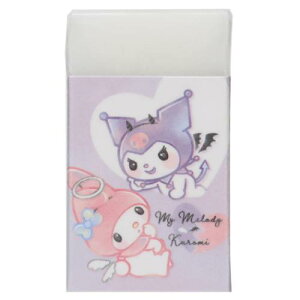 消しゴム マイメロディ クロミ まとまるくん消しゴム ケシゴム キュートバトル サンリオ カミオジャパン 新学期準備文具 メール便可 マシュマロポップ