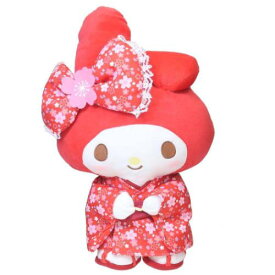 ぬいぐるみ マイメロディ プラッシュドール M RD 桜着物 サンリオ ナカジマ プレゼント マシュマロポップ