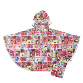 子供用 レインウェア カーズ キッズレインポンチョ 90cm ディズニー スケーター 子ども用 雨合羽 メール便可 マシュマロポップ
