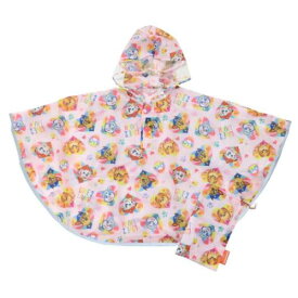 子供用 レインウェア パウパトロール キッズレインポンチョ 90cm レスキュー スケーター 子ども用 雨合羽 アニメメール便可 マシュマロポップ