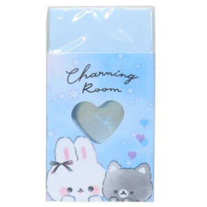 けしごむ チャーミングルーム ストーン入り消しゴム スノードーム クーリア 新学期準備文具 かわいい メール便可 マシュマロポップ