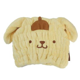 キャップタオル ポムポムプリン 吸水速乾タオルキャップ サンリオ スケーター マイクロファイバー 子ども用 メール便可 マシュマロポップ