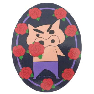 ダイカットシール クレヨンしんちゃん キャラクターステッカー ぶりぶりざえもん バラ スモールプラネット デコシール 耐水性 アニメメール便可 マシュマロポップ