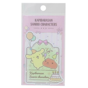 ダイカットシール カピバラさん20th サンリオキャラクターズ ダイカットビニールステッカー カピバラさん ポムポムプリン サンリオ ゼネラルステッカー 耐水耐光 メール便可 マシュマロポ