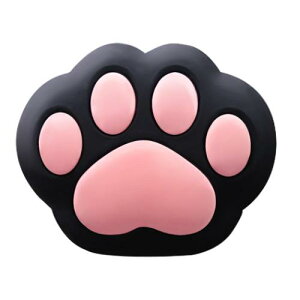 粘着式フック 肉球マスクフック クロ ねこ 三金商事 MEIHO カー用品 かわいい メール便可 マシュマロポップ